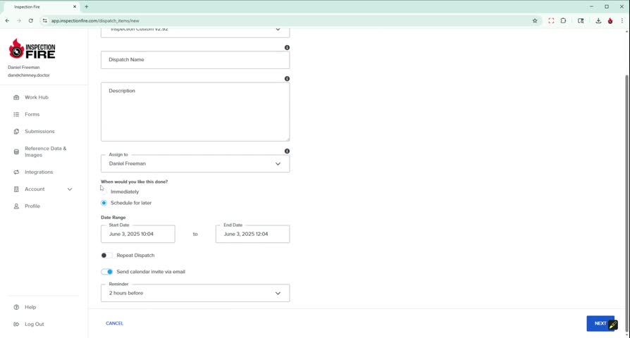 how-to-use-the-dispatch-feature-on-the-precision-plan-mp4 – InspectionFire